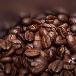 Máquina de café em grãos